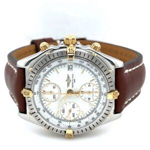 Breitling Chronomat Chronograph Automatic Chronometer White Dial Model B13048